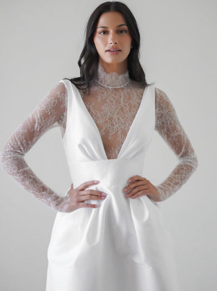 By Watters - Sencha Lace Bodysuit - Vancouver | Edmonton Bridal Shop Wedding Dresses
