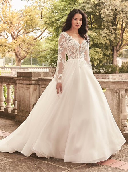 Bridal Sample Sale - 4932 by Paloma Blanca (Size 10) - Vancouver | Edmonton Bridal Shop Wedding Dresses