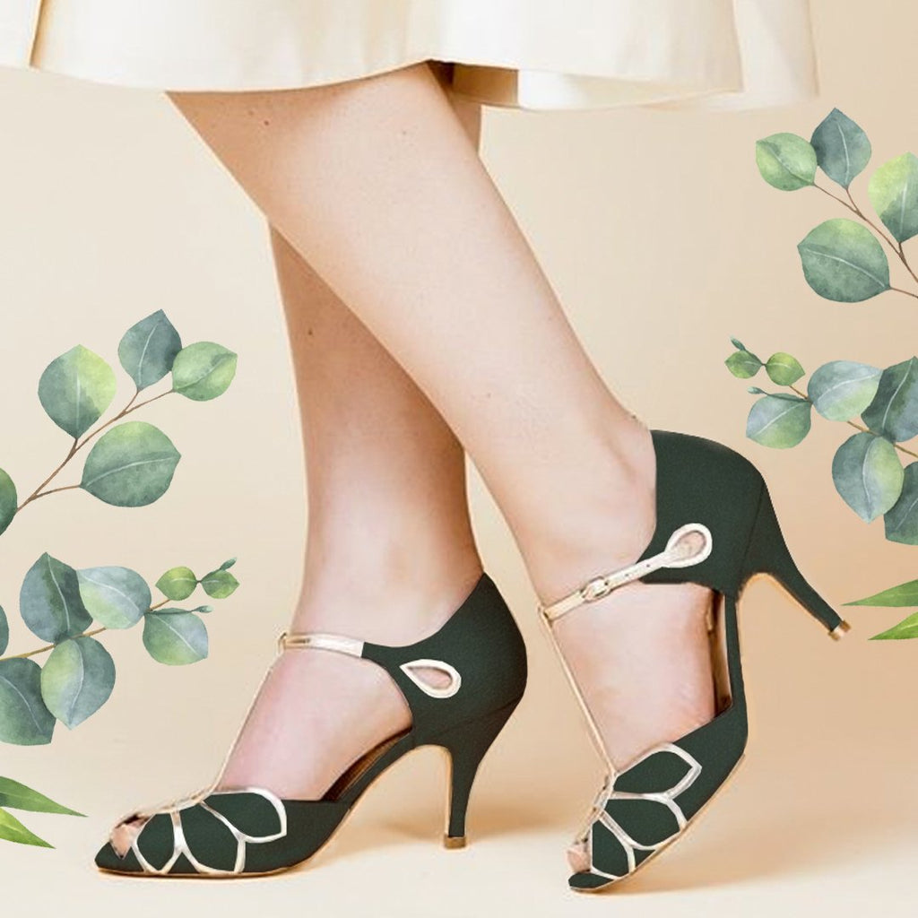 Rachel Simpson - Forest Green Mimosa - accessories - Novelle Bridal Shop
