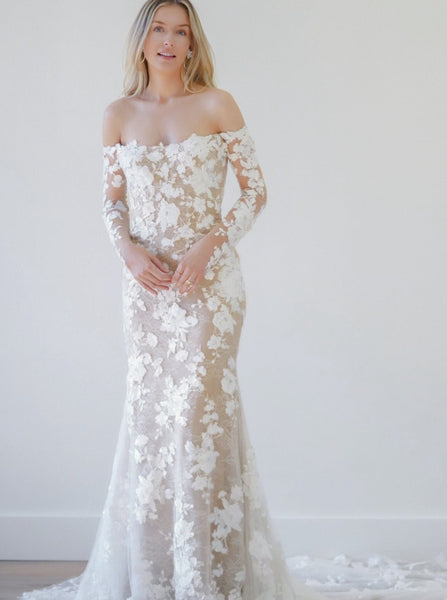 Wtoo by Watters - Dream (with sleeves) - Vancouver | Edmonton Bridal Shop Wedding Dresses