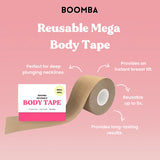Boomba Reuseable Body Tape- Mega, Beige