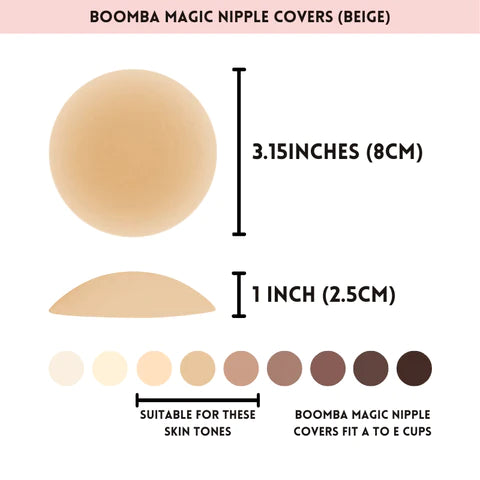 Boomba Magic Nipple Covers, Novelle Bridal Shop