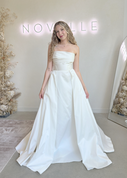 Vancouver Sample Sale - Agatha by Sarah Seven Bride (Size 8) - Vancouver | Edmonton Bridal Shop Wedding Dresses
