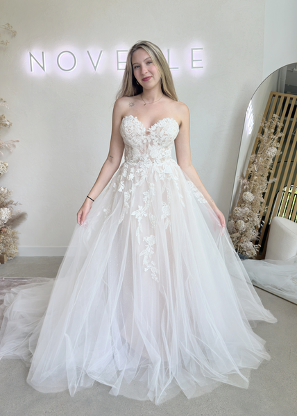 Vancouver Sample Sale - Aisha by Love (Size 8) - Vancouver | Edmonton Bridal Shop Wedding Dresses
