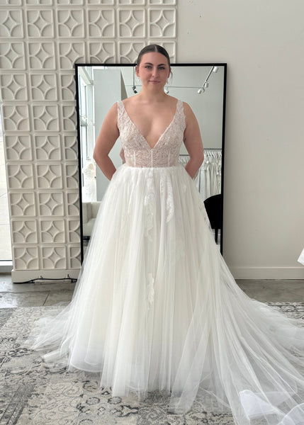 Edmonton Sample Sale - Cicely by WTOO (Size 10) - Vancouver | Edmonton Bridal Shop Wedding Dresses