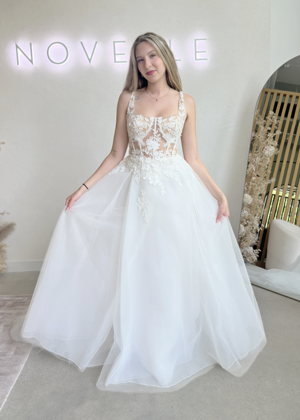 Vancouver Sample Sale - Clarabelle by Love (Size 10) - Vancouver | Edmonton Bridal Shop Wedding Dresses