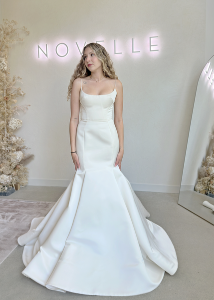 Vancouver Sample Sale - Earhart by Sarah Seven Bride (Size 8) - Vancouver | Edmonton Bridal Shop Wedding Dresses