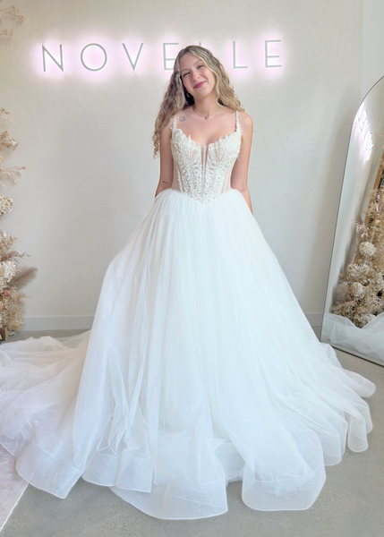 Edmonton Sample Sale - Fabiana by Oksana Mukha (Size 10) - Vancouver | Edmonton Bridal Shop Wedding Dresses
