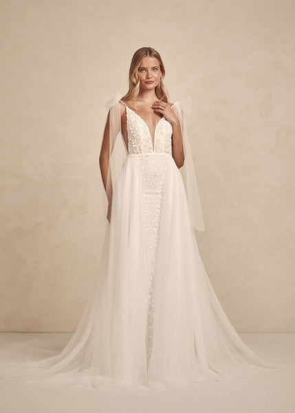 MWL - Removable Flowy Skirt - Vancouver | Edmonton Bridal Shop Wedding Dresses