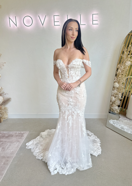 Vancouver Sample Sale - Maya by Lis Simon (Size 10) - Vancouver | Edmonton Bridal Shop Wedding Dresses