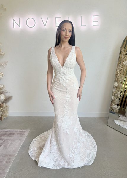 Vancouver Sample Sale - Oscar by Lis Simon (Size 10) - Vancouver | Edmonton Bridal Shop Wedding Dresses
