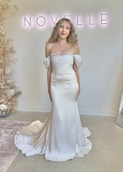 Vancouver Sample Sale - Roosevelt by Sarah Seven Bride (Size 8) - Vancouver | Edmonton Bridal Shop Wedding Dresses