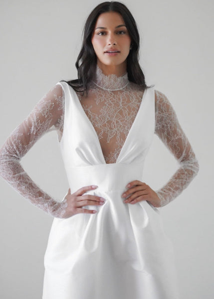 By Watters - Sencha Lace Bodysuit - Vancouver | Edmonton Bridal Shop Wedding Dresses