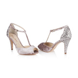 Rachel Simpson - Olivia Mauve Velvet Glitter - accessories - Novelle Bridal Shop
