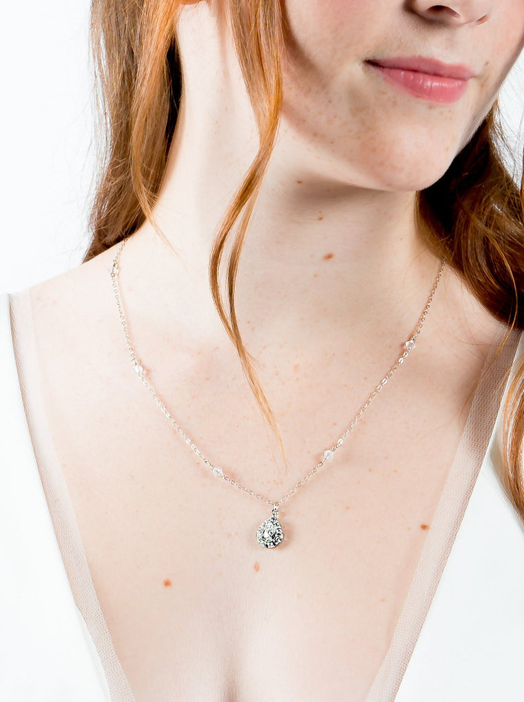 Meg - Silver Ray Necklace - accessories - Novelle Bridal Shop