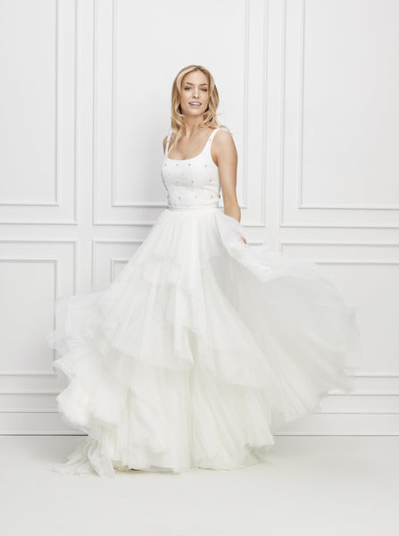 Bridal Sample Sale - Mitzy Skirt by WTOO. (Size 10) - Vancouver | Edmonton Bridal Shop Wedding Dresses