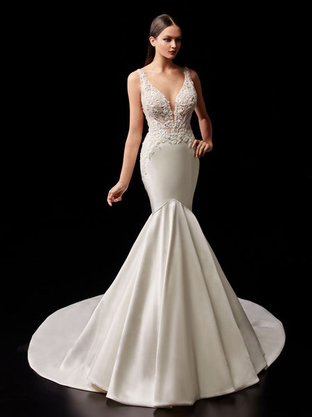 Bridal Sample Sale - Pascale by Enzoani (Size 12) - Vancouver | Edmonton Bridal Shop Wedding Dresses
